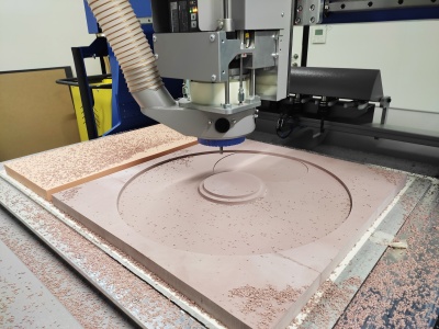 3-axis milling machine for plastics