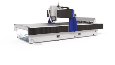 3-axis high-speed cutting and milling machine with mobile gantry, fixed table and mobile column